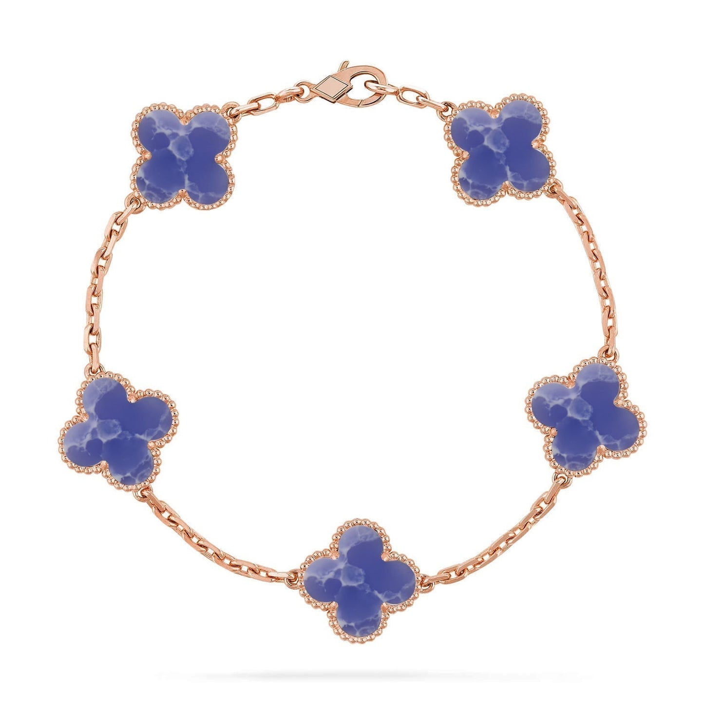 [Eterna Jewels]CLOVER 5 MOTIF BLUE VEINS BRACELET COLLECTION