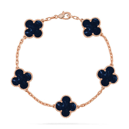 [Eterna Jewels]CLOVER 5 MOTIF PIETERSITE BRACELET COLLECTION