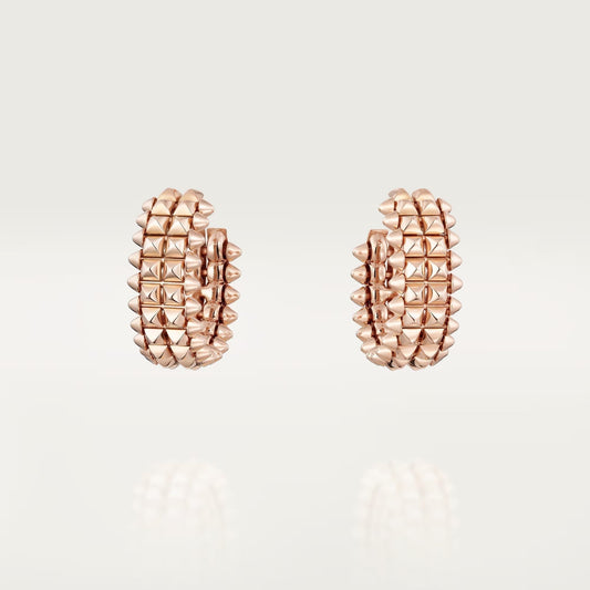 [Eterna Jewels]CLASH 9.2MM DOUBLE ROW EARRINGS
