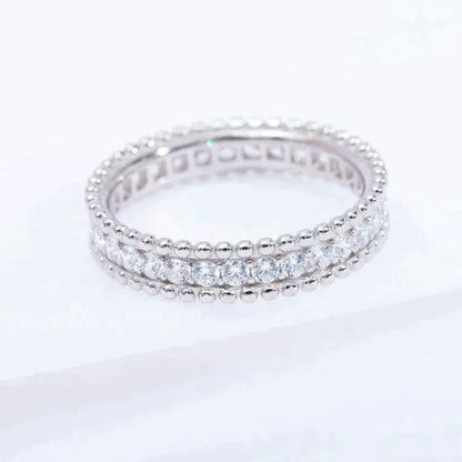 [Eterna Jewels]PERLEE DIAMOND SILVER RING