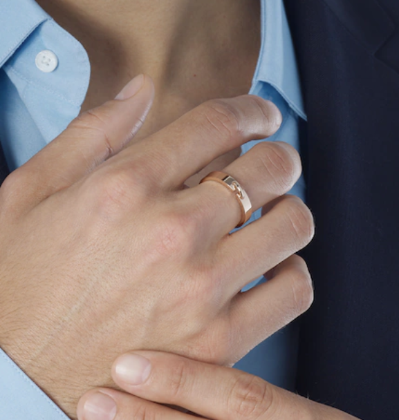 [Eterna Jewels]ALLIANCE LIENS VIDENCE 4MM RING