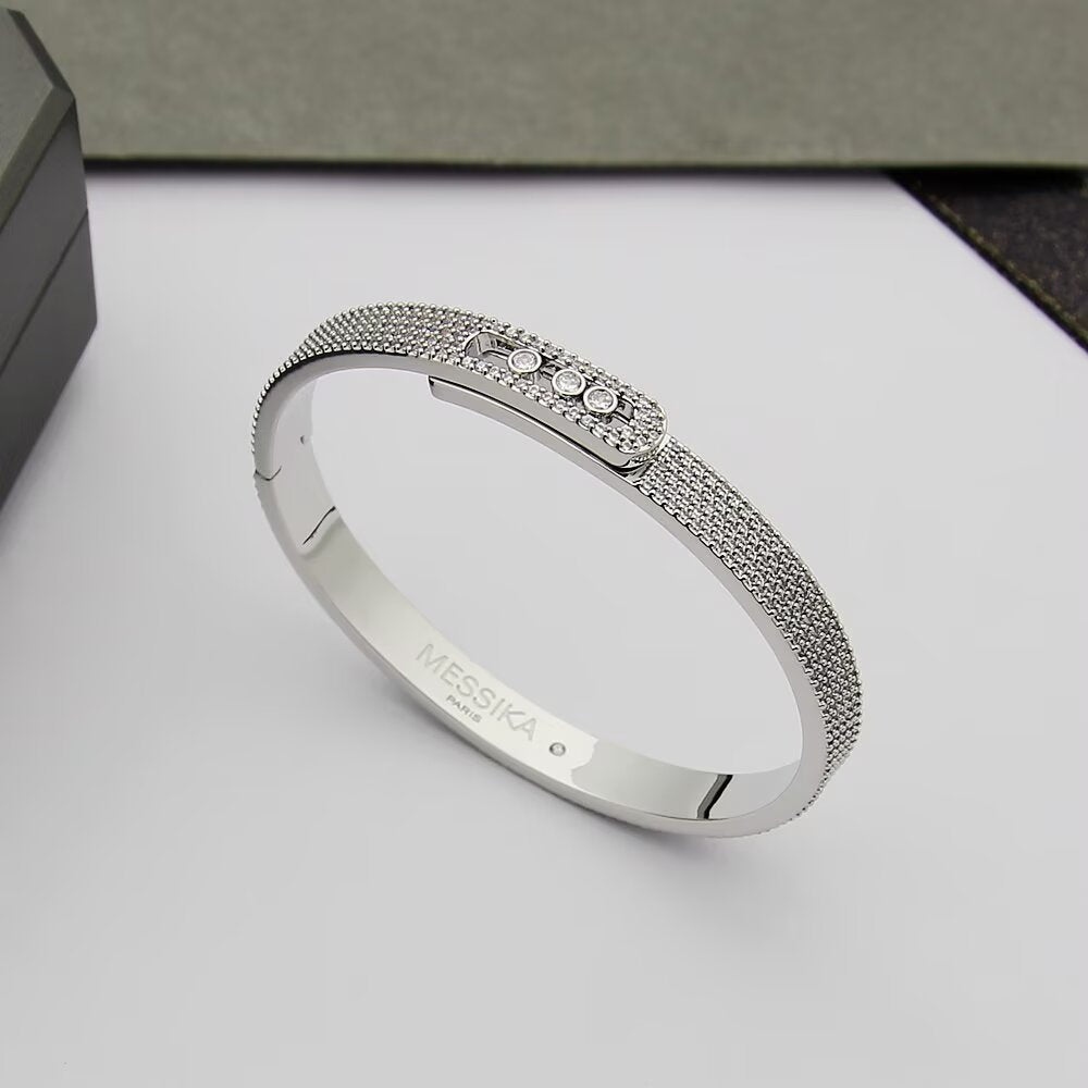 [Eterna Jewels]Move Noa Full Pavé Diamond Bangle Bracelet
