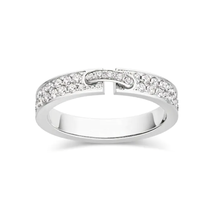 [Eterna Jewels]ALLIANCE LIENS VIDENCE PAVED DIAMOND 4MM RING