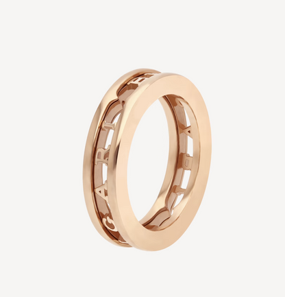 [Eterna Jewels]ZERO 1 ONE-BAND WITH OPENWORK LOGO SPIRAL RING