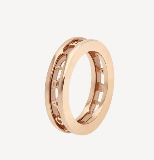 [Eterna Jewels]ZERO 1 ONE-BAND WITH OPENWORK LOGO SPIRAL RING