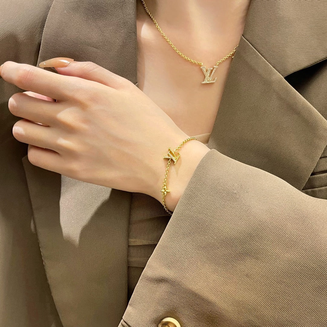 [Eterna Jewels]LOGO STAR MOTIF GOLD BRACELET