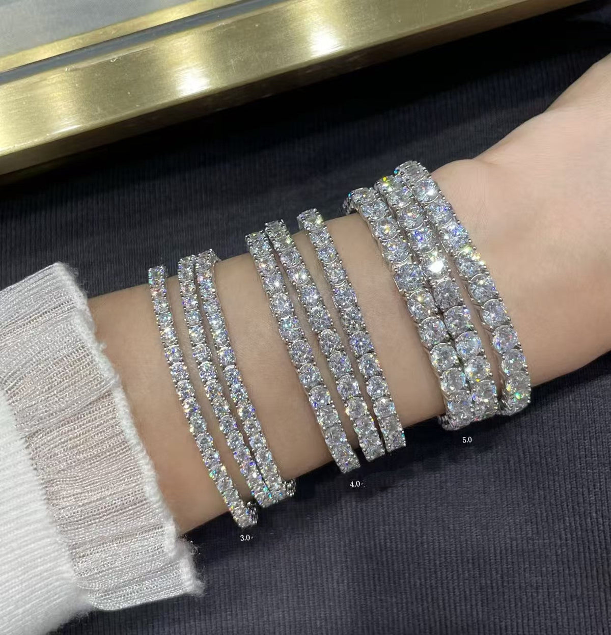 [Eterna Jewels]TENNIS BRACELET WITH FULL DIAMOND SETTING