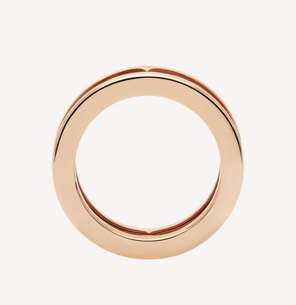 [Eterna Jewels]ZERO 1 ONE-BAND WITH OPENWORK LOGO SPIRAL RING