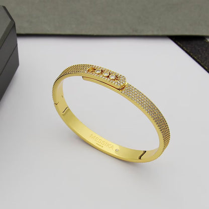 [Eterna Jewels]Move Noa Full Pavé Diamond Bangle Bracelet
