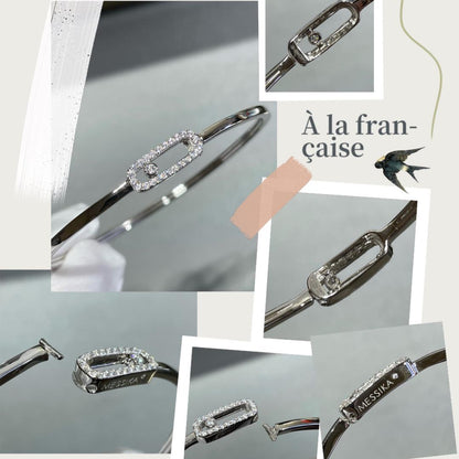 [Eterna Jewels]Move Uno pavé flex bangle medium