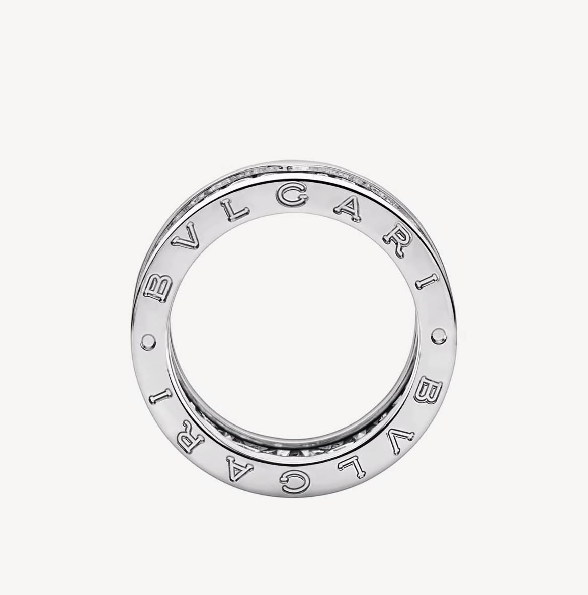 [Eterna Jewels]ZERO 1 WITH PAVED DIAMONDS ON THE SPIRAL RING