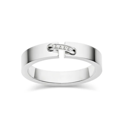 [Eterna Jewels]ALLIANCE LIENS VIDENCE DIAMOND 4MM RING