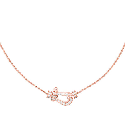 [Eterna Jewels]FORCE 10 PINK GOLD DIAMOND NECKLACE