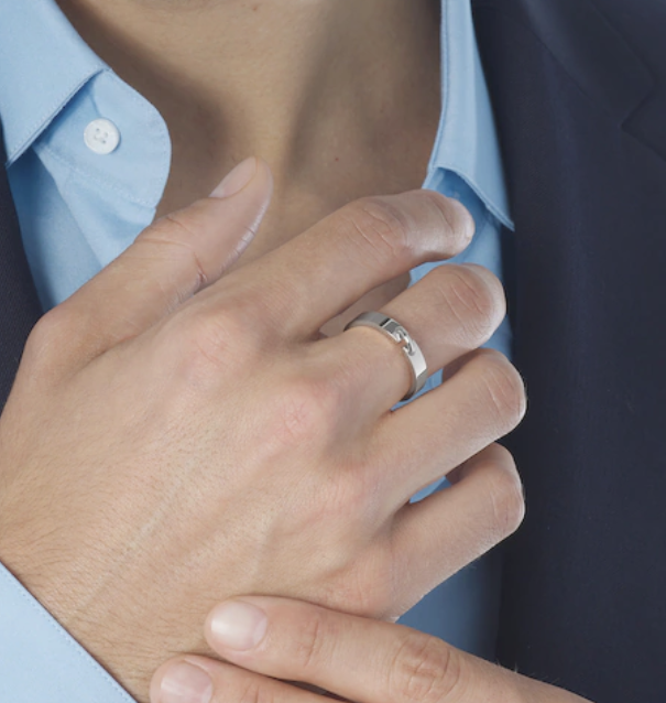 [Eterna Jewels]ALLIANCE LIENS VIDENCE 4MM RING