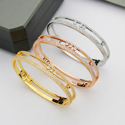 [Eterna Jewels]Move Romane pavé bangle