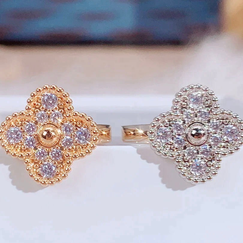 [Eterna Jewels]CLOVER DIAMOND RING