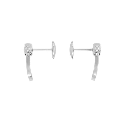 [Eterna Jewels]FORCE 10 FULL DIAMOND STUD EARRINGS MINI MODEL