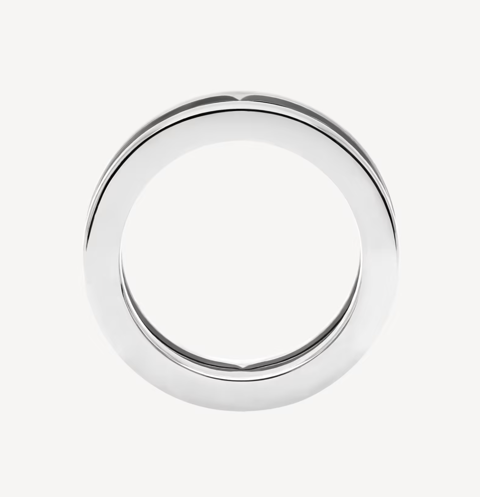 [Eterna Jewels]ZERO 1 ONE-BAND WITH OPENWORK LOGO SPIRAL RING