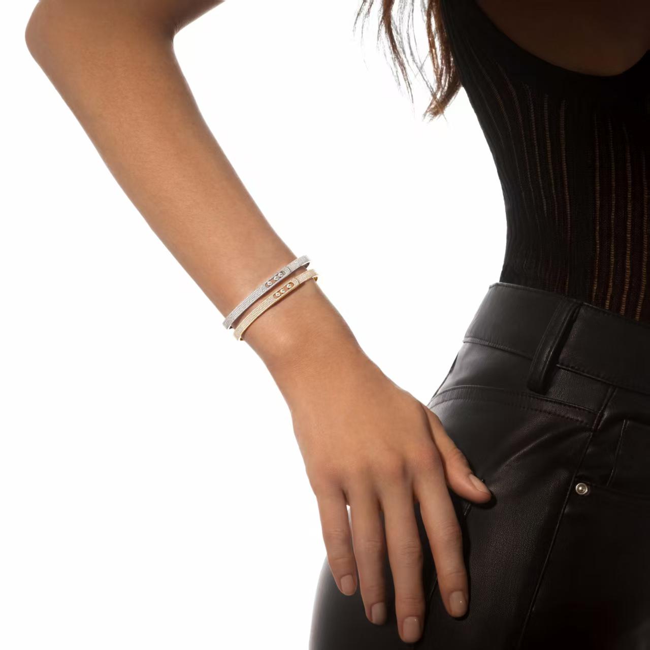 [Eterna Jewels]Move Noa Full Pavé Diamond Bangle Bracelet