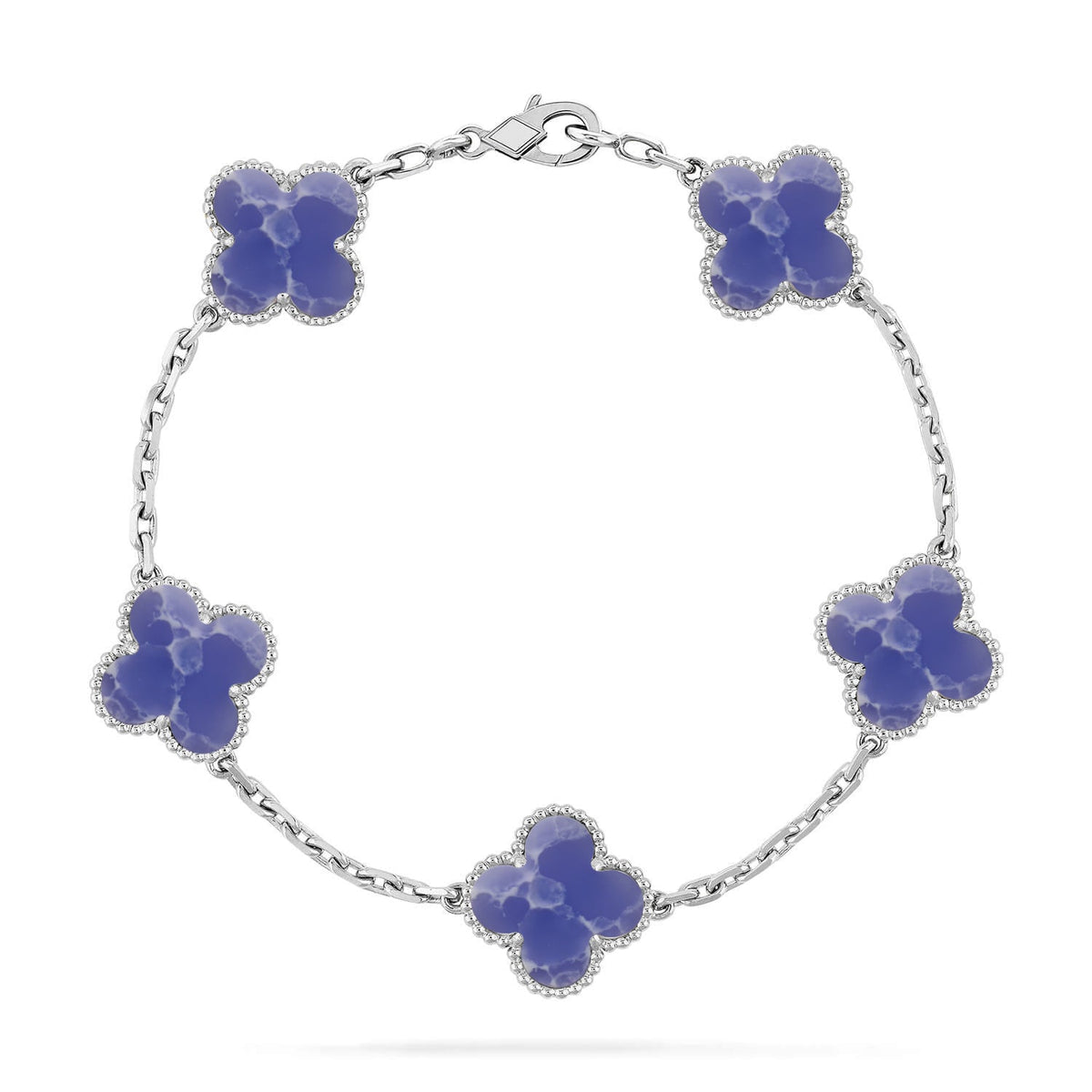 [Eterna Jewels]CLOVER 5 MOTIF BLUE VEINS BRACELET COLLECTION