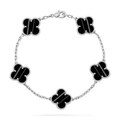 [Eterna Jewels] CLOVER 5 MOTIF PULSAR STONE BRACELET COLLECTION