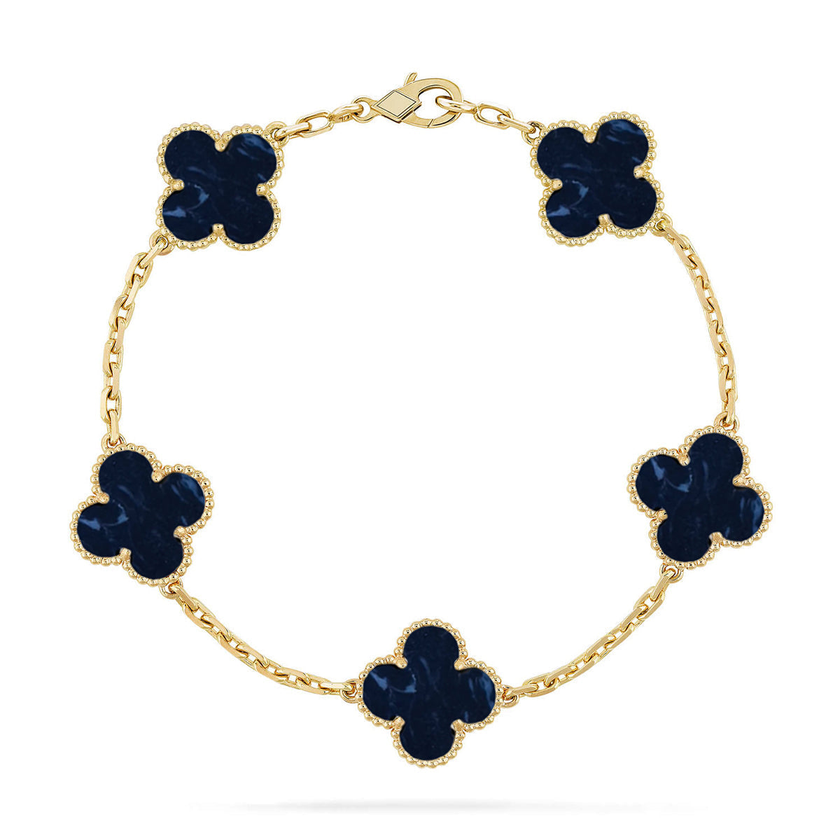 [Eterna Jewels]CLOVER 5 MOTIF PIETERSITE BRACELET COLLECTION