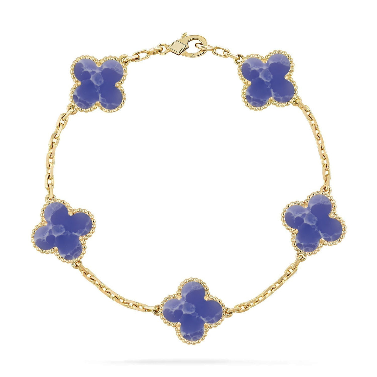 [Eterna Jewels]CLOVER 5 MOTIF BLUE VEINS BRACELET COLLECTION