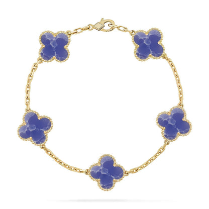 [Eterna Jewels]CLOVER 5 MOTIF BLUE VEINS BRACELET COLLECTION