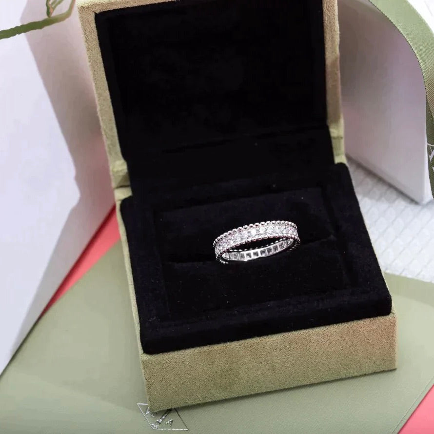 [Eterna Jewels]PERLEE DIAMOND SILVER RING