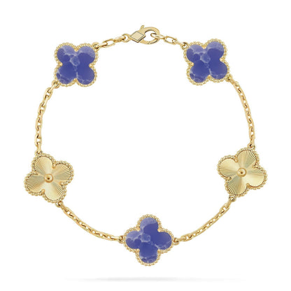 [Eterna Jewels]CLOVER 5 MOTIF BLUE VEINS BRACELET COLLECTION