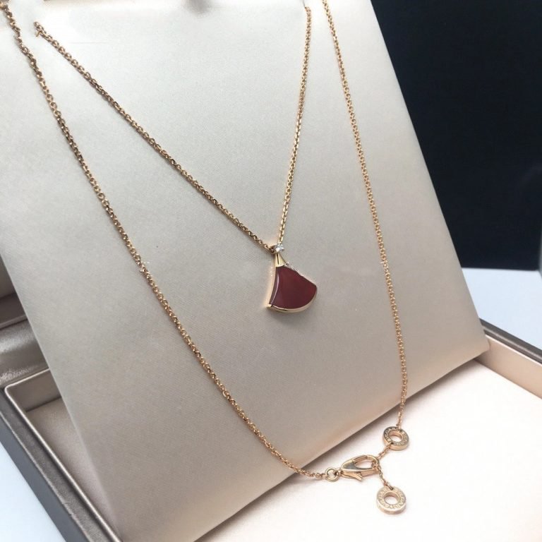 [Eterna Jewels]DREAM NECKLACE CARNELIAN 1 DIAMOND