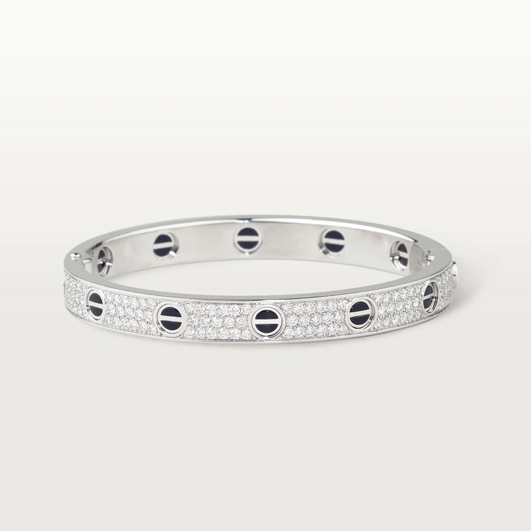 [Eterna Jewels]LOVE BRACELET 6.1MM DIAMOND-PAVED CERAMIC