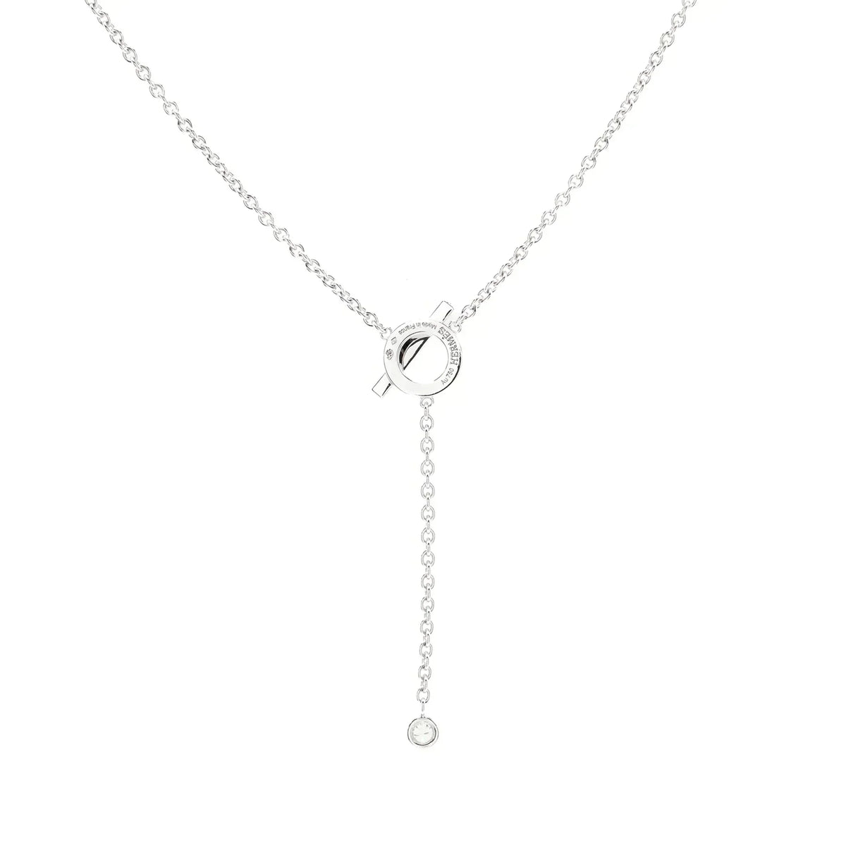 [Eterna Jewels]FINESSE SILVER DIAMOND NECKLACE