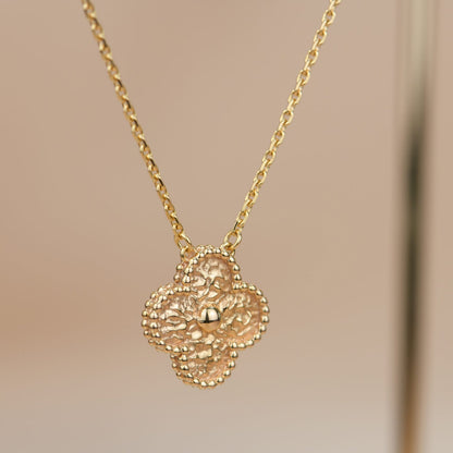 [Eterna Jewels]CLOVER 15MM  BRONZING NECKLACE