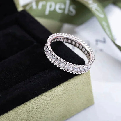[Eterna Jewels]PERLEE DIAMOND SILVER RING