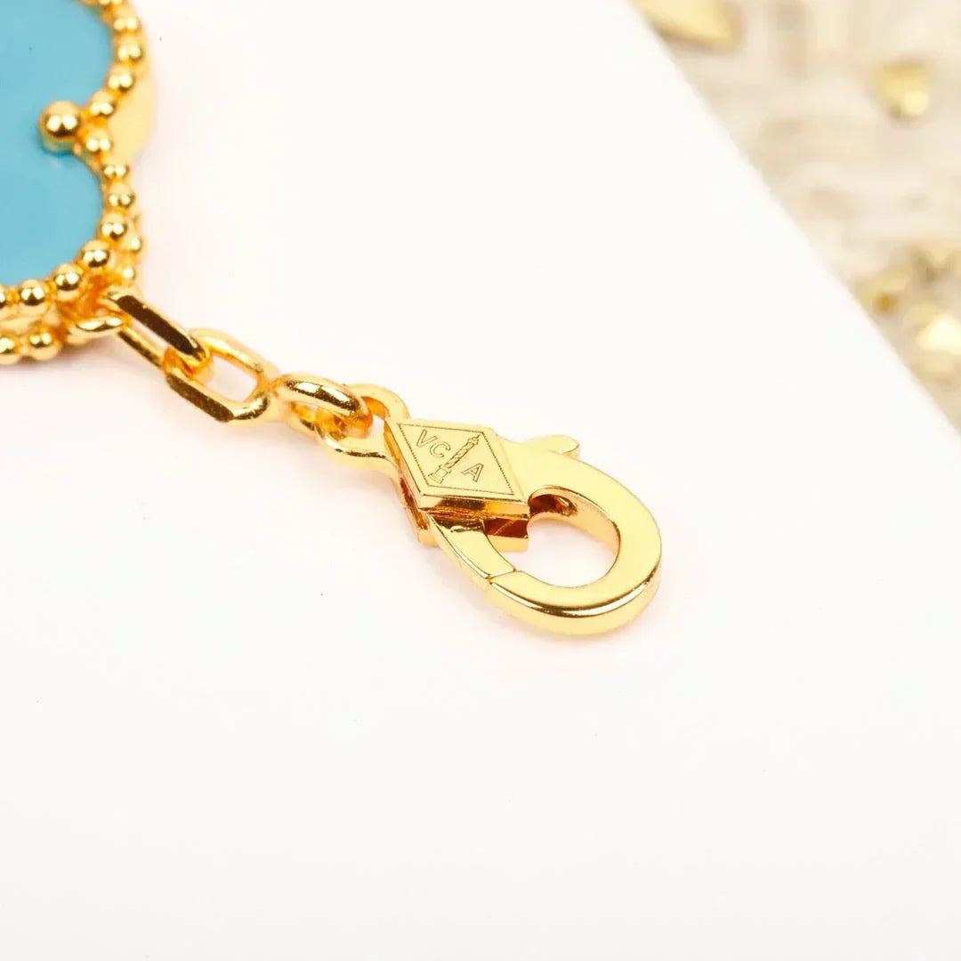 [Eterna Jewels] CLOVER 5 MOTIF TURQUOISE BRACELET COLLECTION