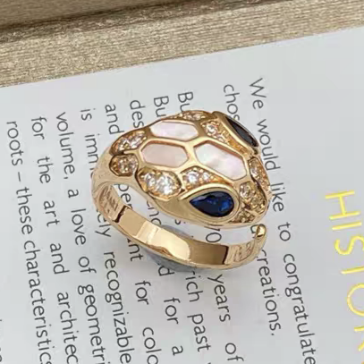 [Eterna Jewels]BRAND NEW ASSORTED SNAKE HEAD MOTHER OF PEARL RINGS