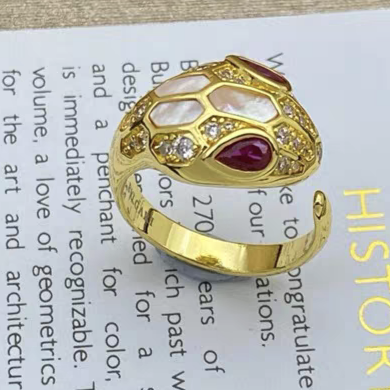 [Eterna Jewels]BRAND NEW ASSORTED SNAKE HEAD MOTHER OF PEARL RINGS