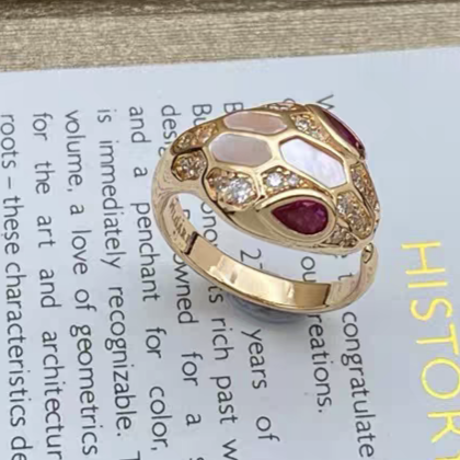 [Eterna Jewels]BRAND NEW ASSORTED SNAKE HEAD MOTHER OF PEARL RINGS