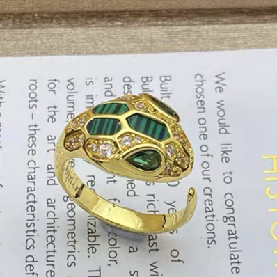 [Eterna Jewels]BRAND NEW ASSORTED SNAKE HEAD MALACHITE RINGS