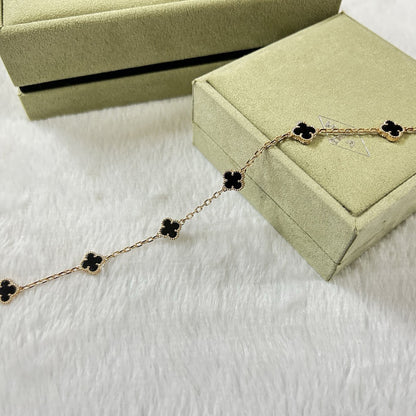 [Eterna Jewels]CLOVER 6 MOTIF  ONYXS BRACELET