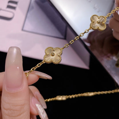 [Eterna Jewels]CLOVER 10 MOTIFS LASER NECKLACE