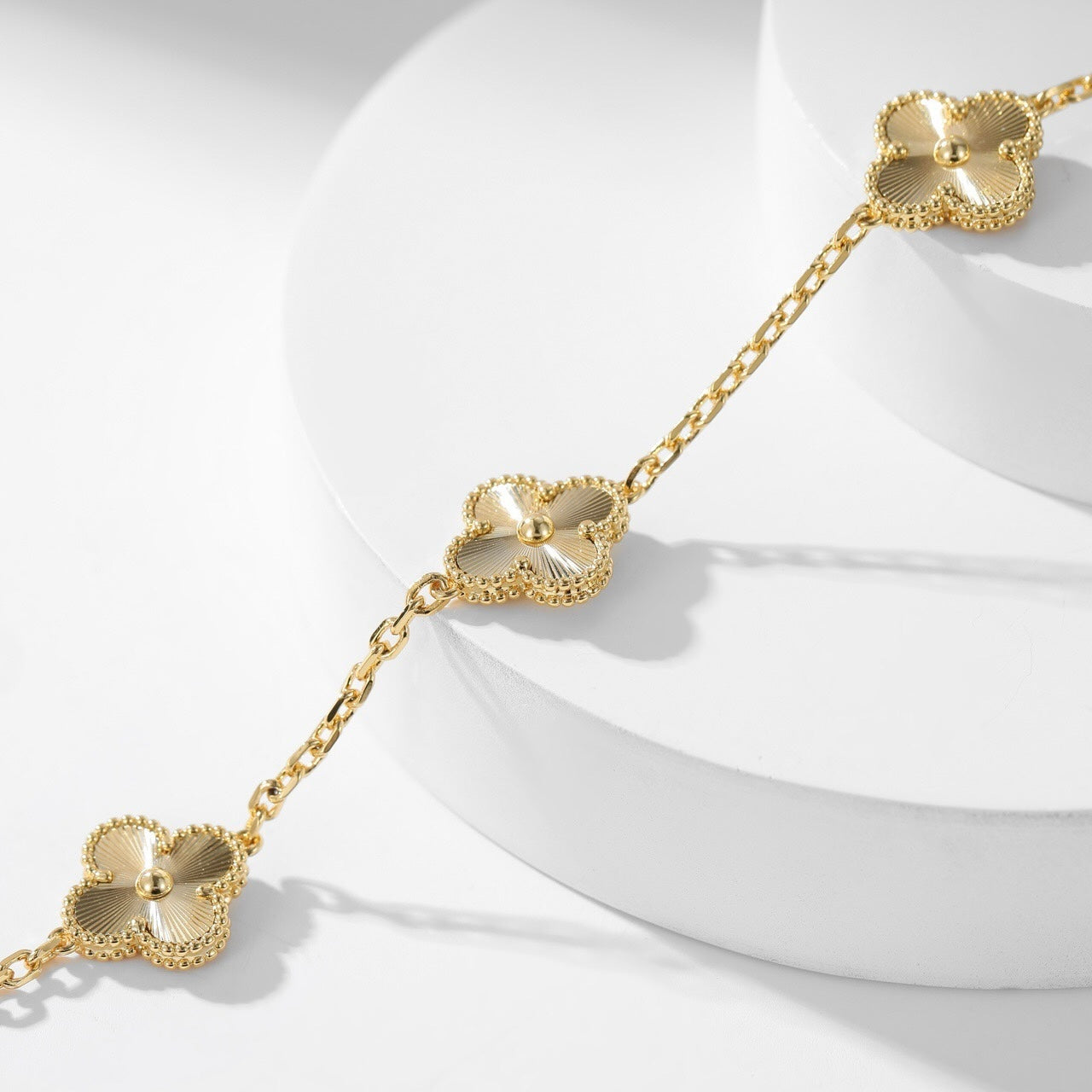 [Eterna Jewels]CLOVER 10 MOTIFS LASER NECKLACE