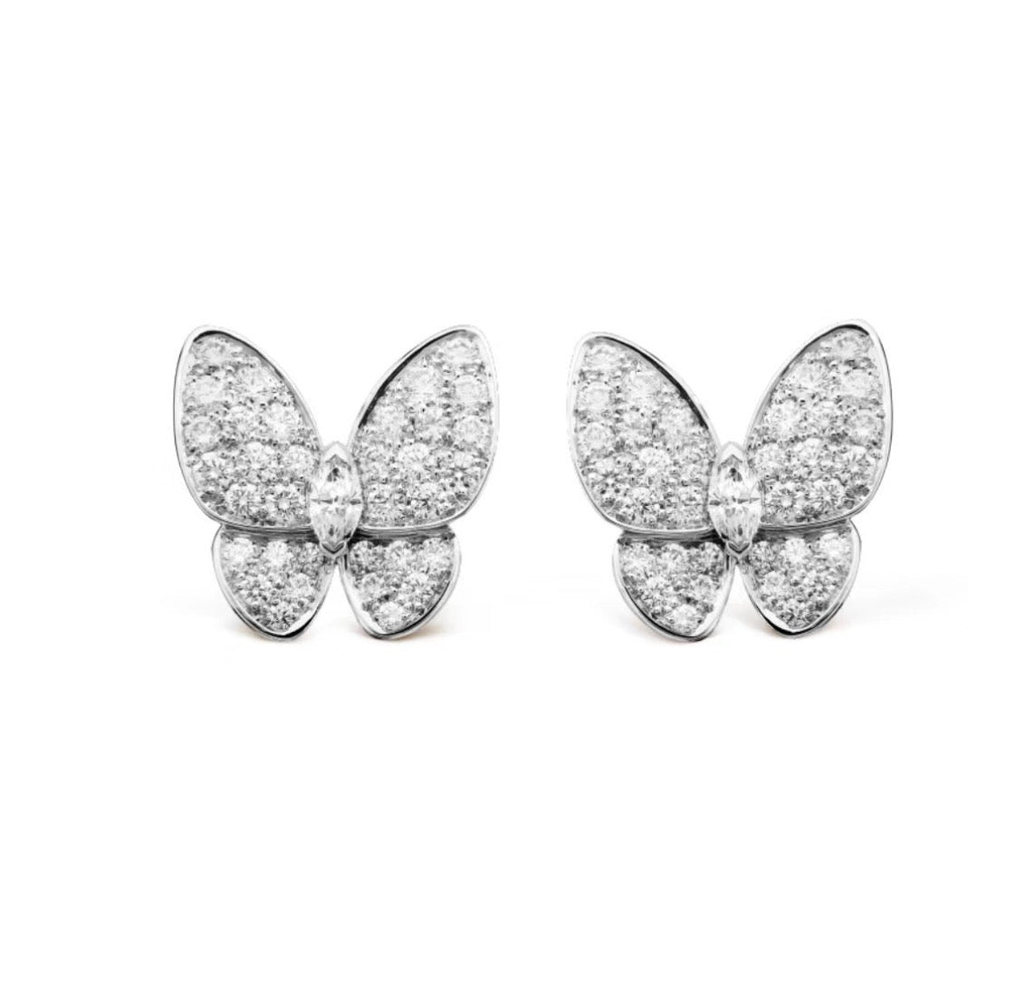 [Eterna Jewels]BUTTERFLY ALL DIAMOND EARRINGS