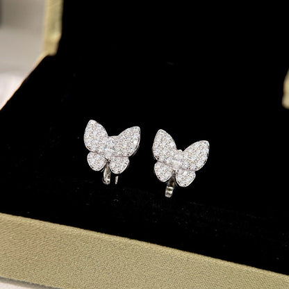 [Eterna Jewels]BUTTERFLY ALL DIAMOND EARRINGS