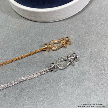 [Eterna Jewels]FORCE SMALL HORSESHOE  DIAMOND CHAIN ROPE BRACELET
