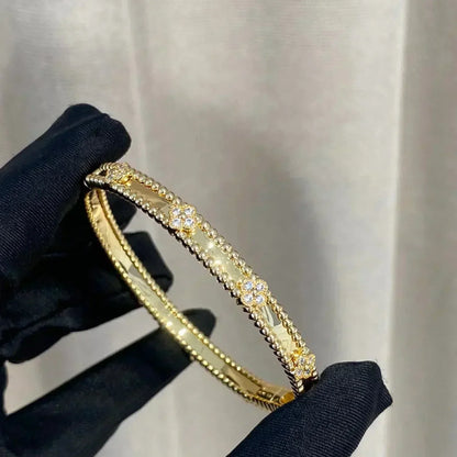 [Eterna Jewels]CLOVER BRACELET 4MM DIAMONDS