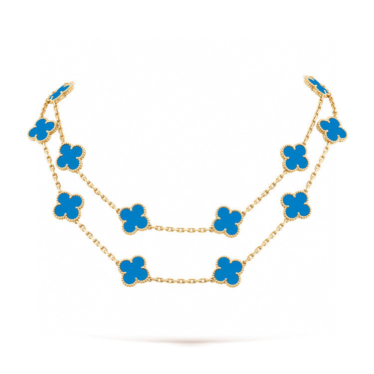 [Eterna Jewels]CLOVER 20 MOTIFS TURQUOISE GOLD