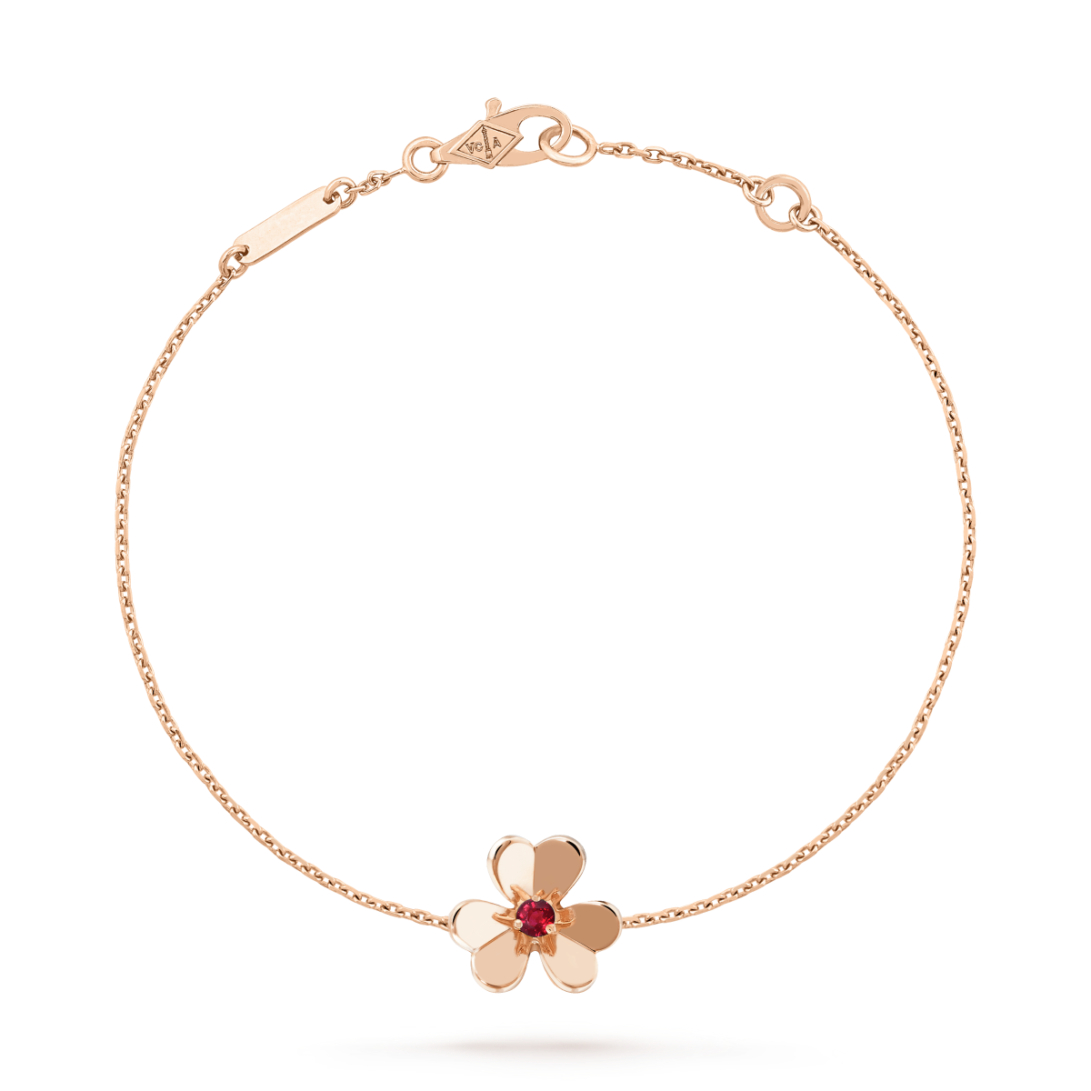 [Eterna Jewels]FRIVOLE GOLD FLOWER PINK MALACHITE BRACELET