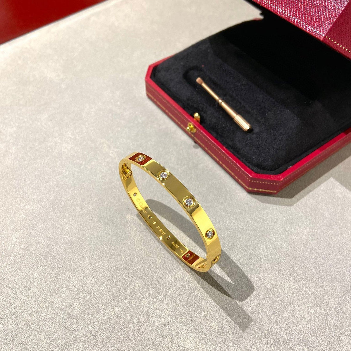 [Eterna Jewels]LOVE BRACELET 6.1MM 10 DIAMONDS